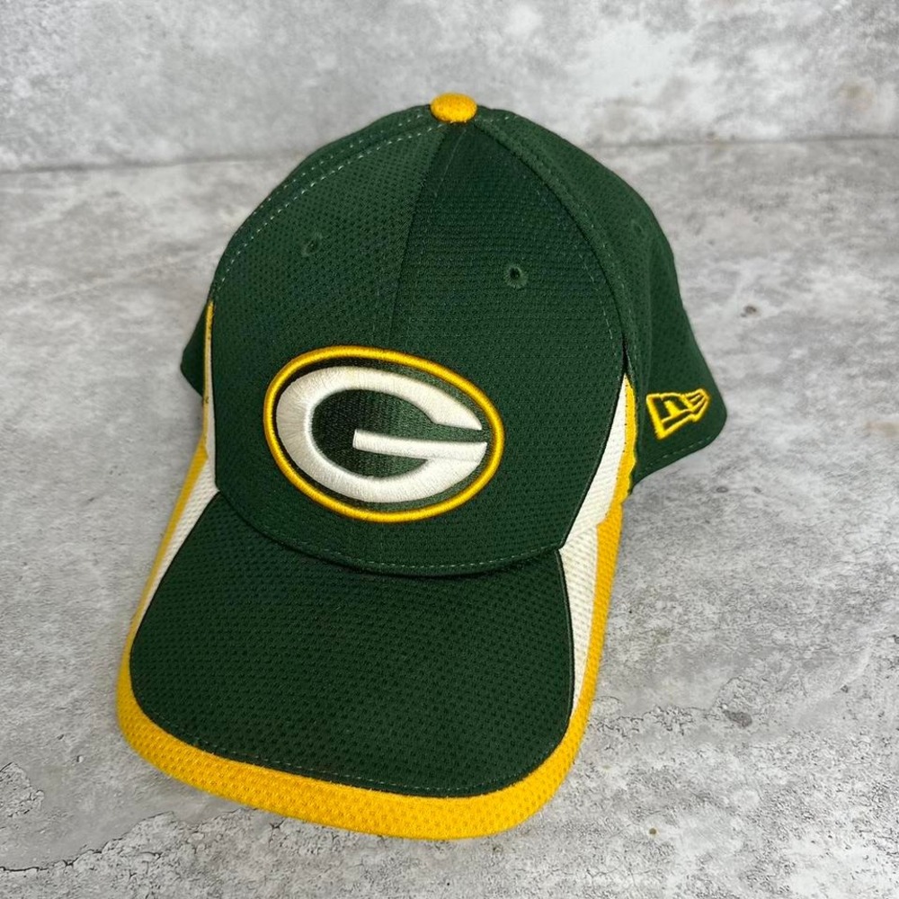 Green and yellow‎ New Era fitted cap Size Small/Medium #NFL #GreenBayPackers